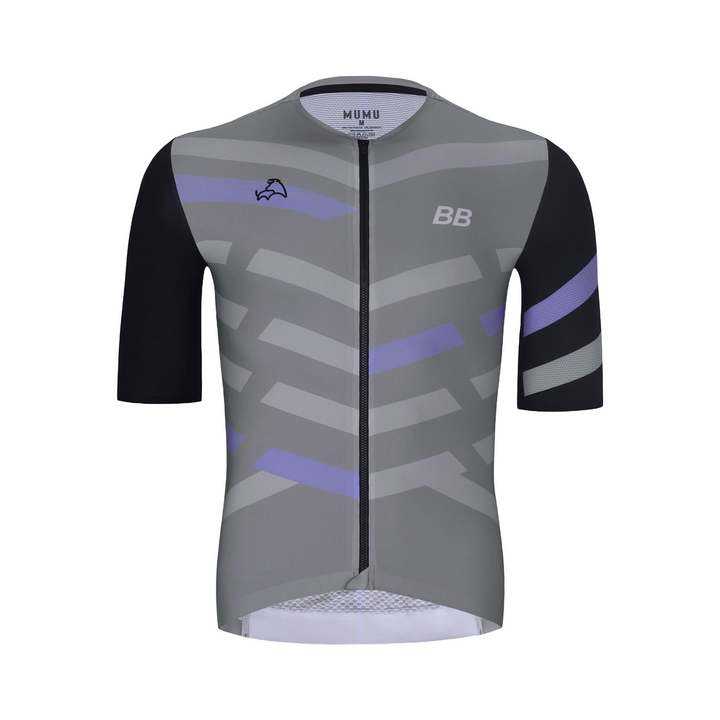 BB Primo Jersey - Grey Chevron