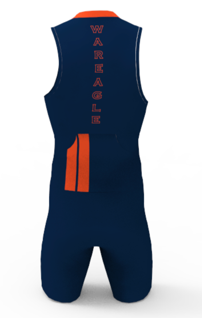 Auburn Sleeveless Trisuit