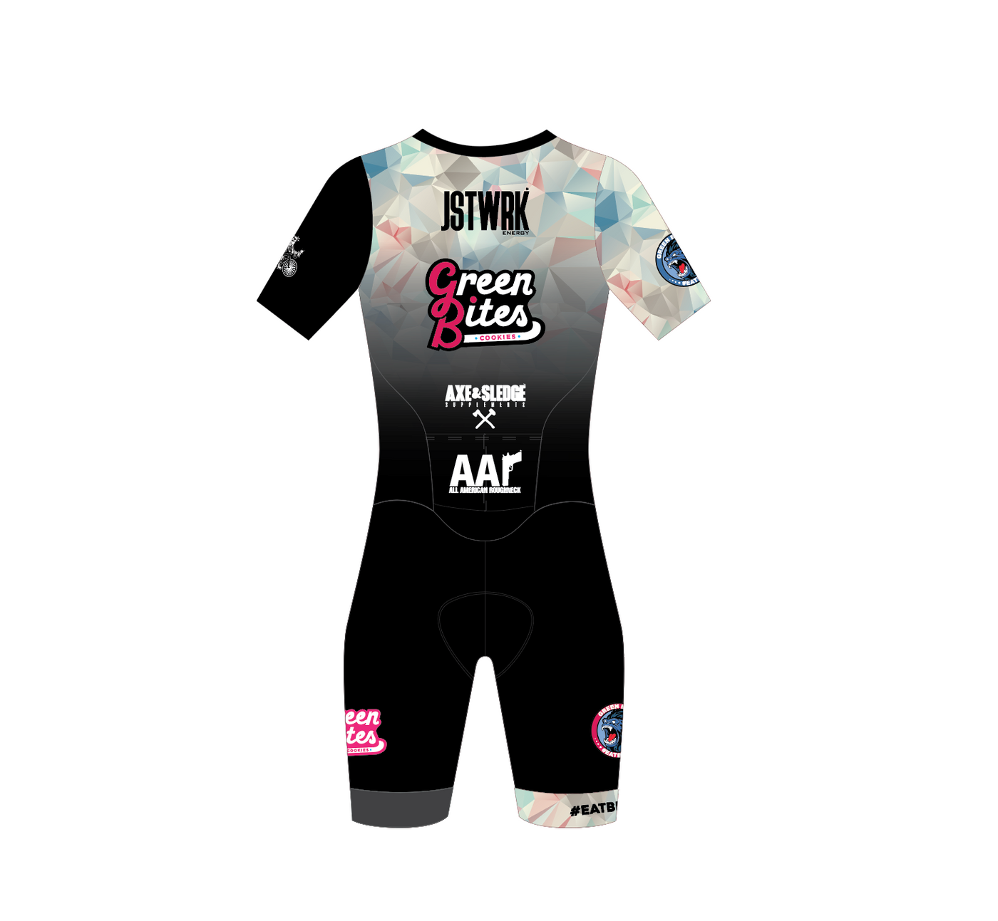 Green Bites Short Sleeve Trisuit