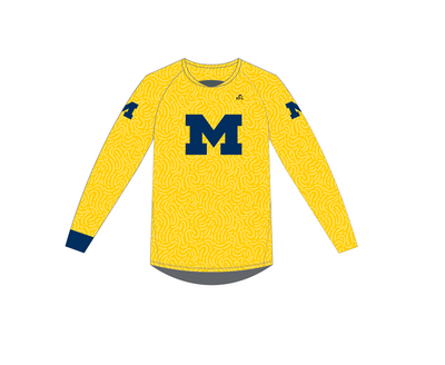 U of M Long Sleeve MTB Jersey