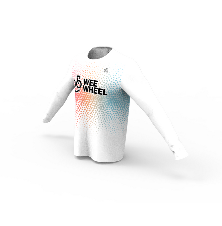 Wee Wheel Long Sleeve Lightweight Tech Tee
