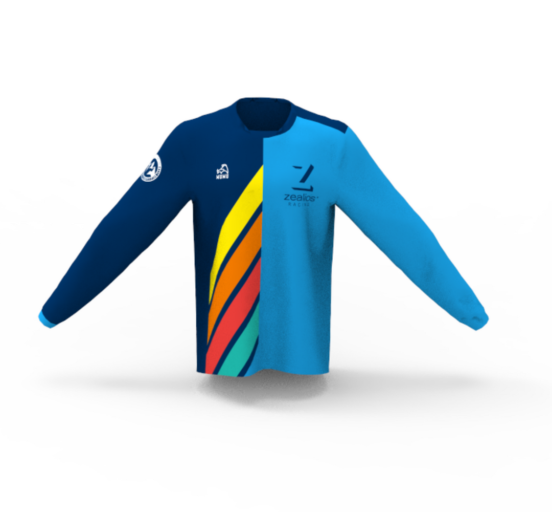 Zealios Racing Long Sleeve Mountain Bike Jersey
