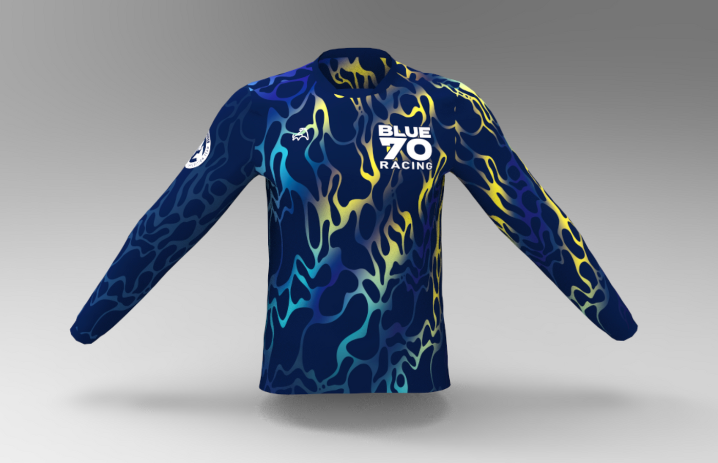 Blue70 Long Sleeve Mountain Bike Jersey