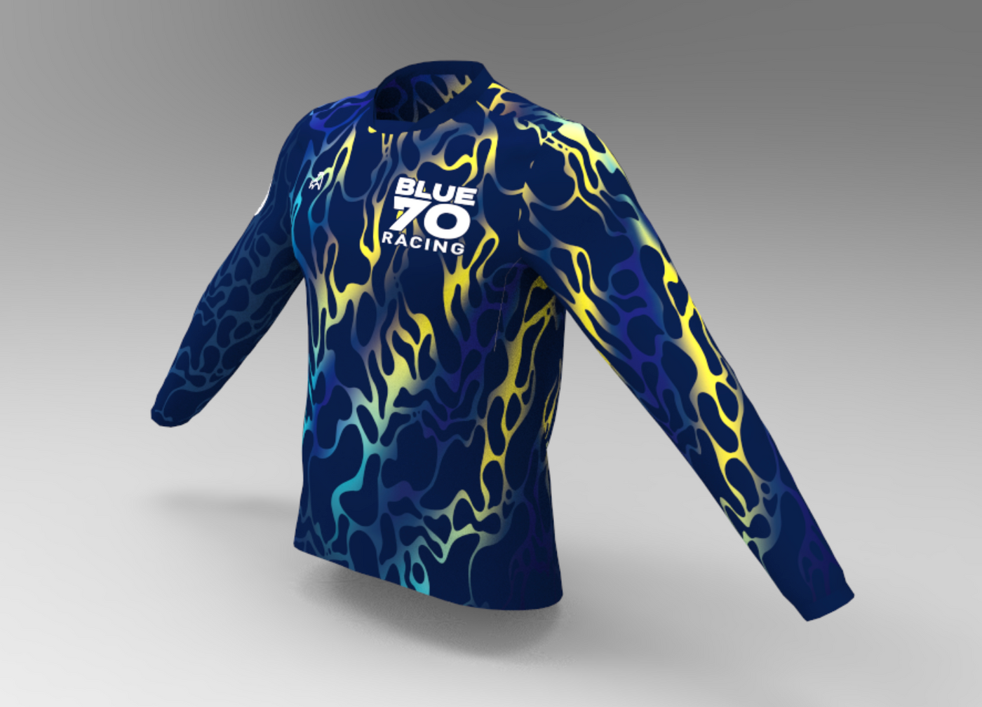 Blue70 Long Sleeve Mountain Bike Jersey