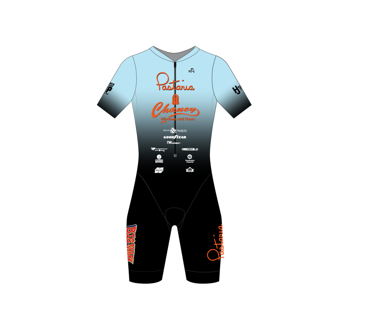 Pastaria - Chaney Windows and Doors p/b Big Shark Racing Trisuit