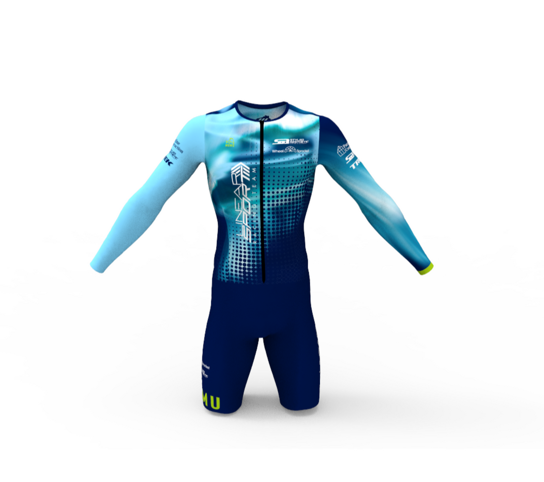 Linear Sport Racing Long Sleeve Speedsuit