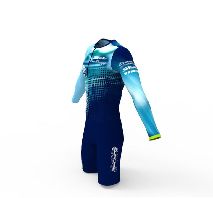 Linear Sport Racing Long Sleeve Speedsuit
