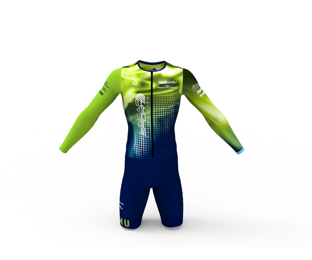 Linear Sport Racing Long Sleeve Speedsuit