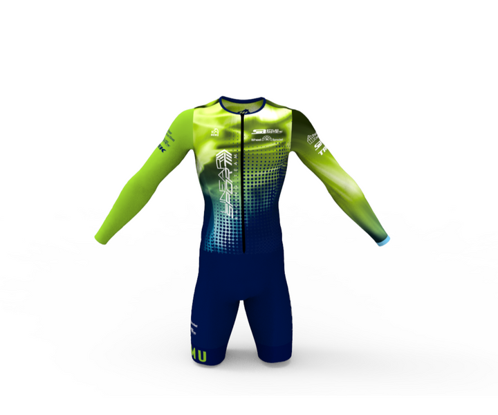 Linear Sport Racing Long Sleeve Speedsuit