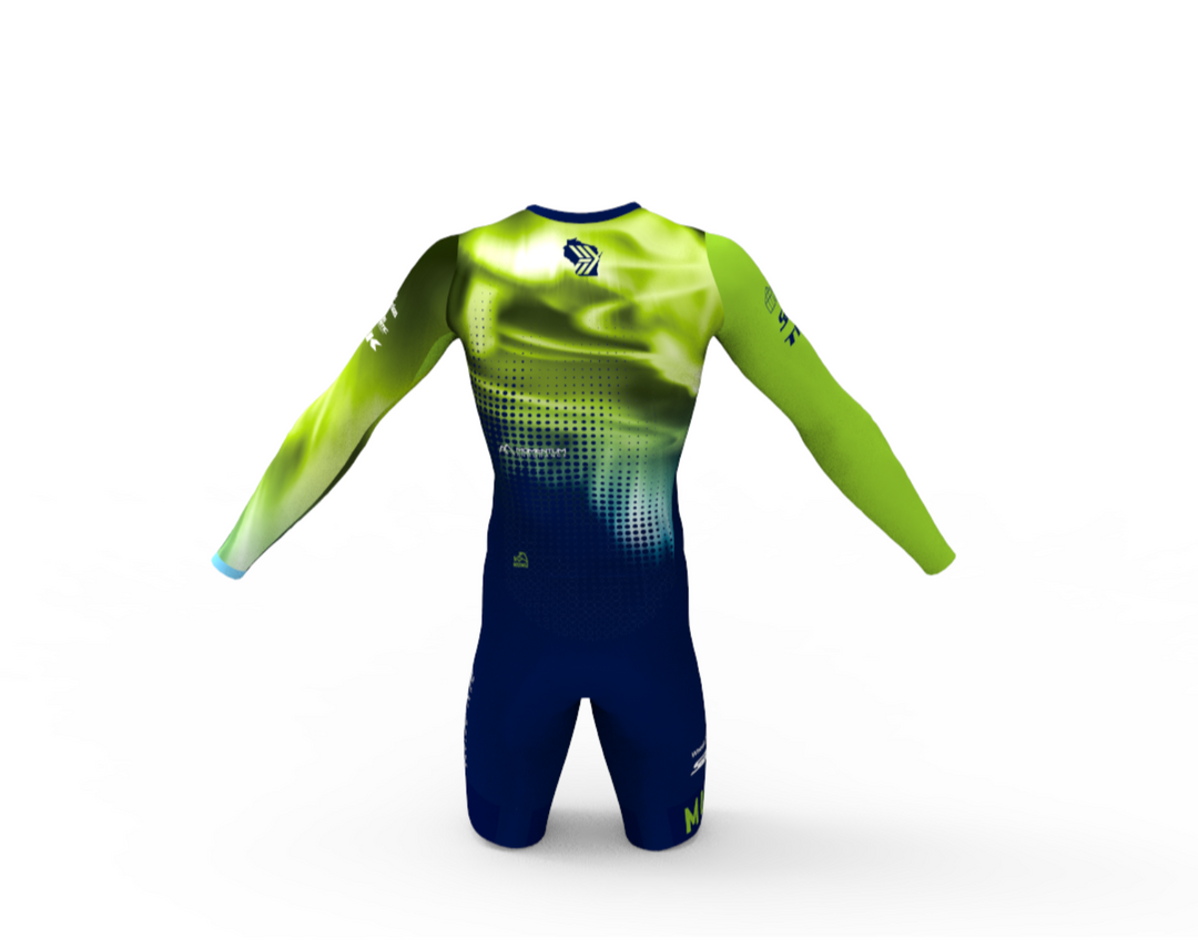 Linear Sport Racing Long Sleeve Speedsuit