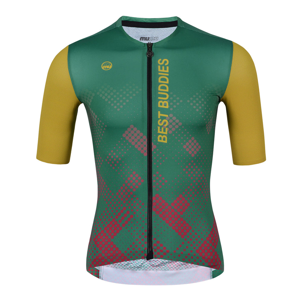 Café du Cycliste Maillot Manches Courtes Homme - Angeline - navy/white Café du Cycliste Maillot Manches Courtes Homme - Angeline - navy/white